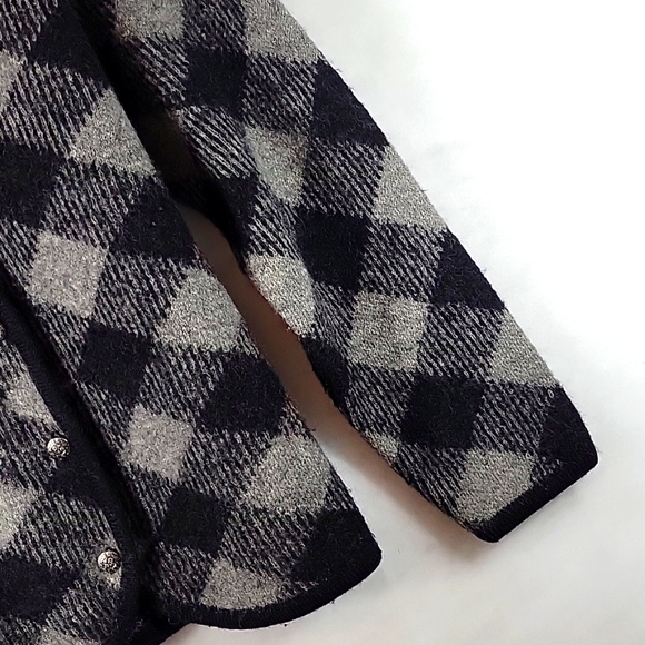 CRYSTAL-KOBE Wool Long Sleeve Button Down Sweater Size M - Picture 5 of 8